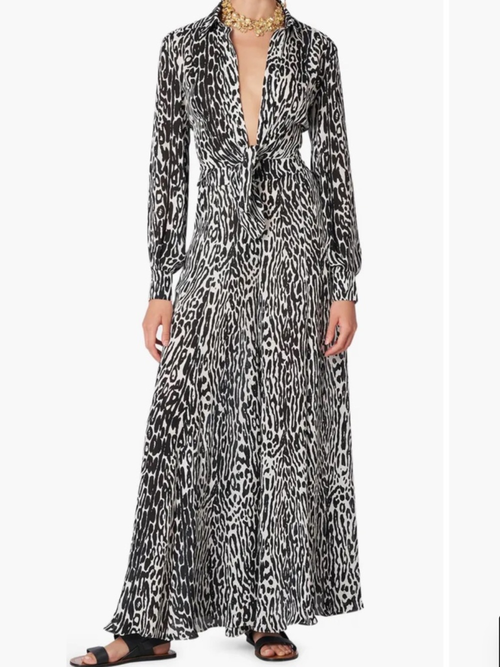 NWT Carolina Herrera Leopard Print TOP